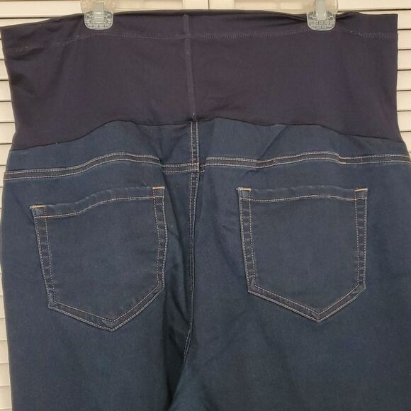 Liz Lange Dark Blue Maternity Jeans - Picture 4 of 10